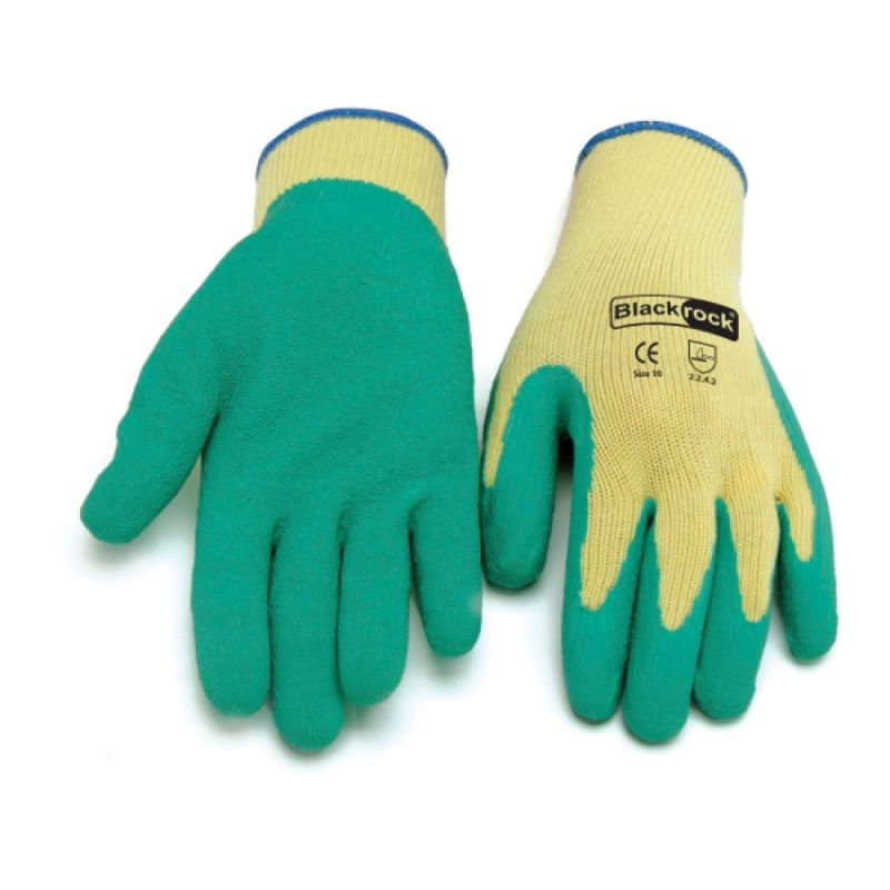 50 Pairs Blackrock 85000 latex crinkle finish gripper gloves Special Offer!